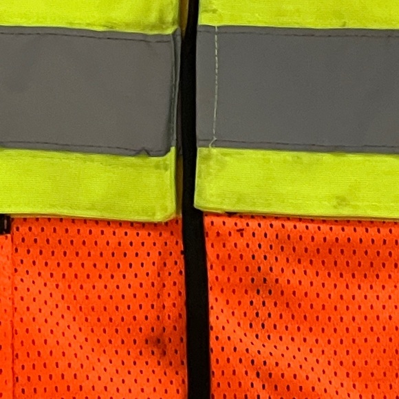 PIONEER Orange Safety Vest with Reflective Stripes - Picture 9 of 16